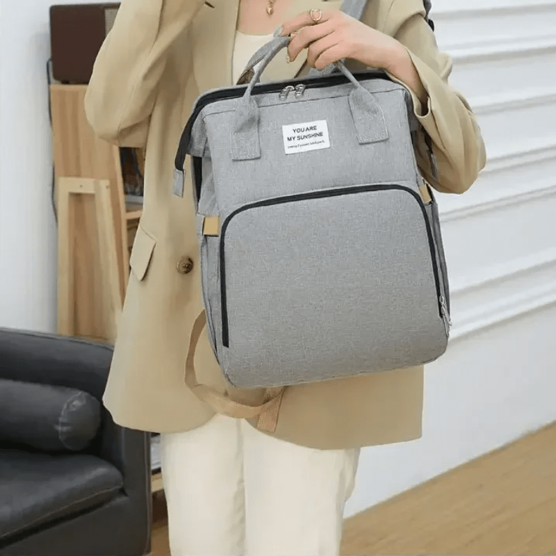 Sac à Dos à Langer - BigBackpack™ - Gris - Mon bébé nomade