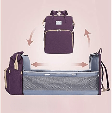Sac à Dos à Langer - BigBackpack™ - Violet - Mon bébé nomade