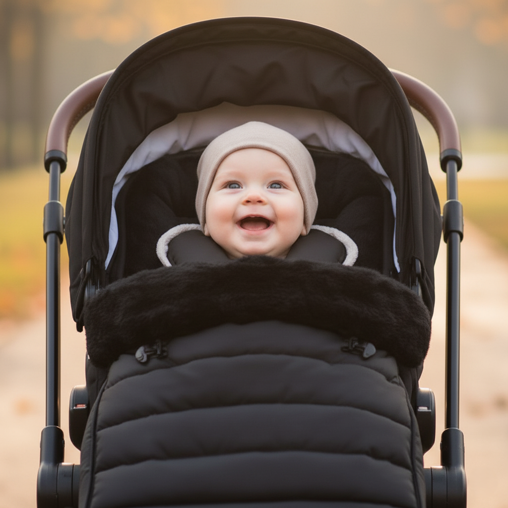 bebe heureux chanceliere noire