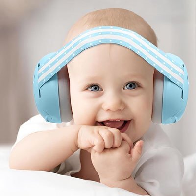 Casque anti bruit bébé | SerenityGo - Mon bébé nomade