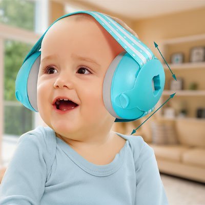 Casque anti bruit bébé | SerenityGo - Mon bébé nomade
