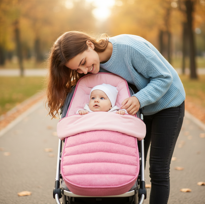 chanceliere bebe rose avec maman