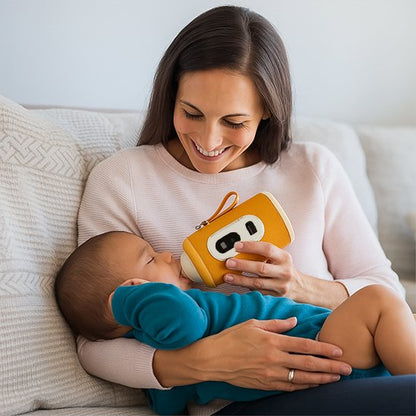 chauffe biberon nomade jaune