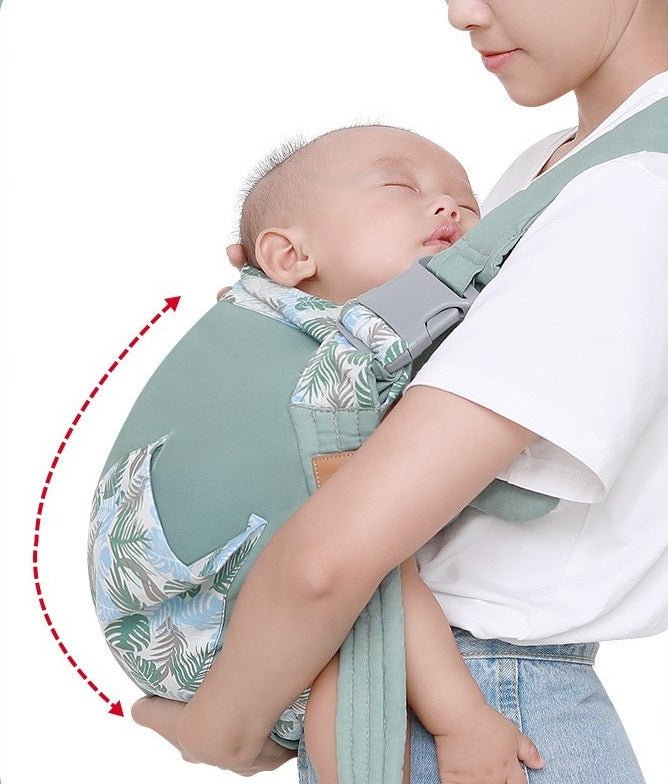 Couverture de portage L'essentielle nomade - position ventrale