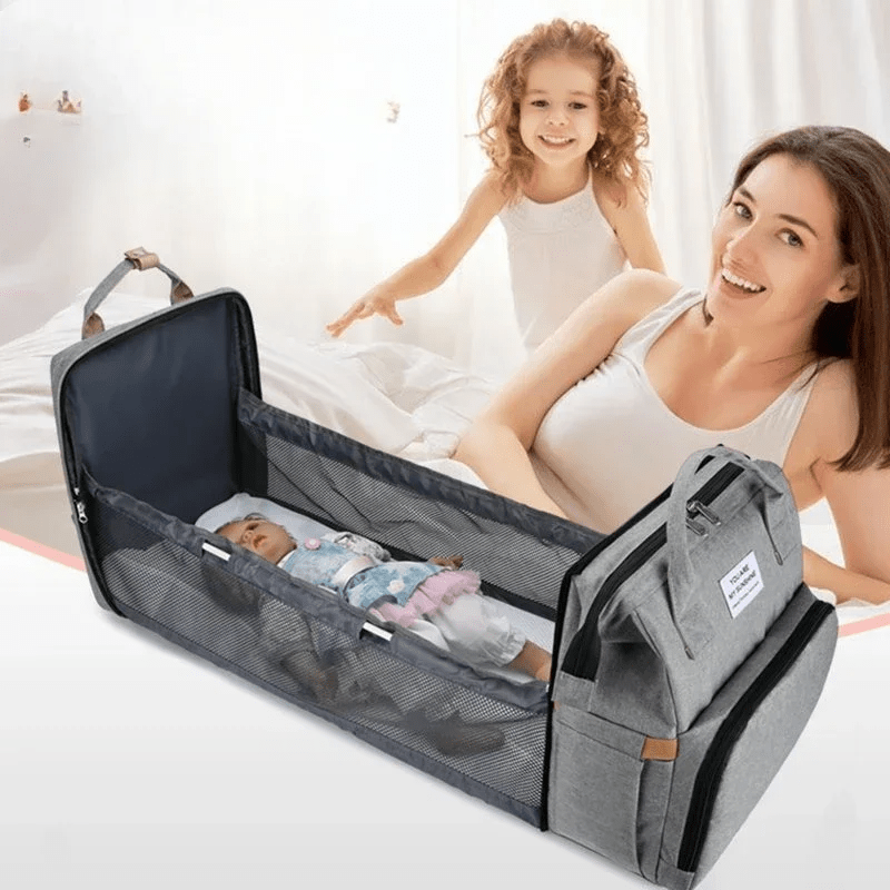 Sac à Dos à Langer - BigBackpack™ - Gris - Mon bébé nomade
