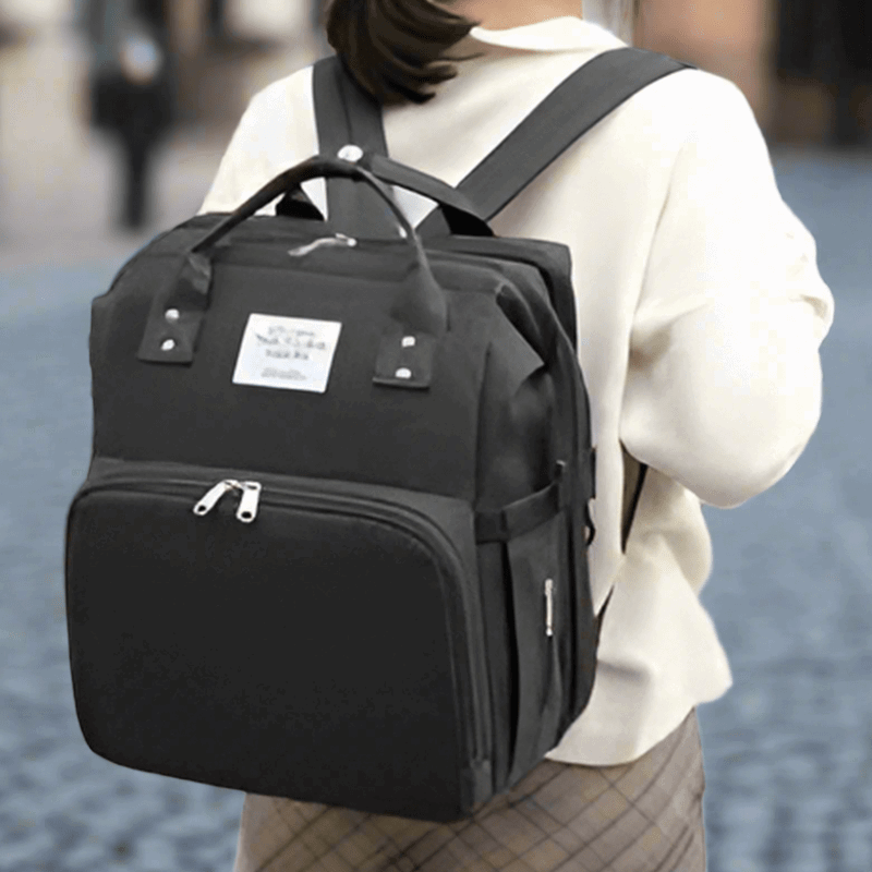 Sac à Dos à Langer - BigBackpack™ - Noir - Mon bébé nomade