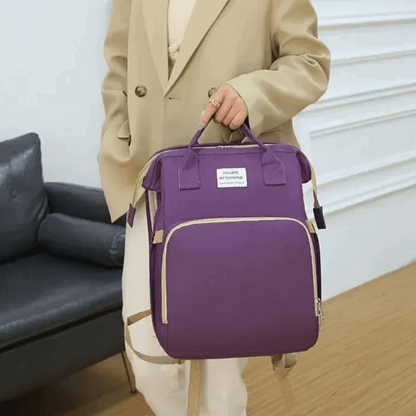 Sac à Dos à Langer - BigBackpack™ - Violet - Mon bébé nomade