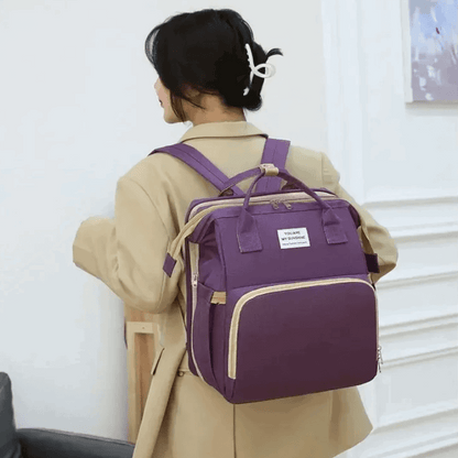 Sac à Dos à Langer - BigBackpack™ - Violet - Mon bébé nomade