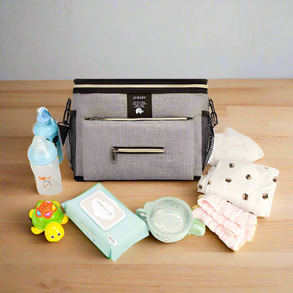 Sac à Langer - BabyTravel™ - Gris - Mon bébé nomade